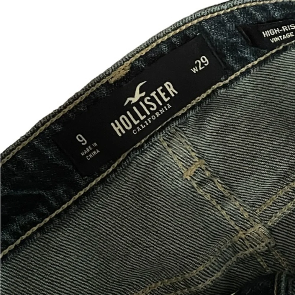 Hollister High Rise Vintage Stretch Button Front‎ Mini Skirts
